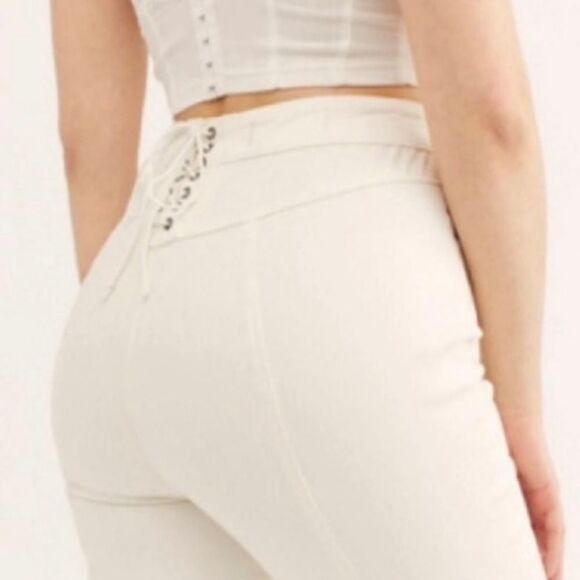 NWT We The Free by Free People lace up jeans size 33 - Picture 2 of 9